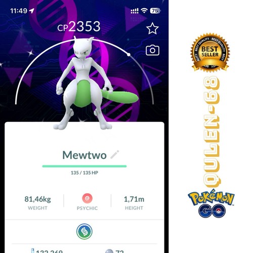 Pokémon shiny mewtwo - go,