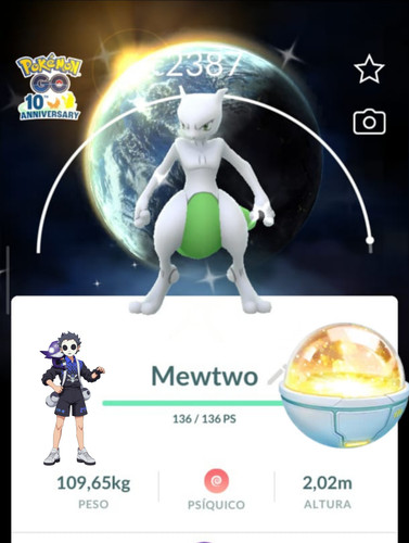 Shiny mewtwo - shiny, 10°