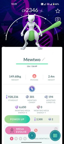 Pokemon shiny mewtwo with - go,