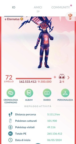 Pokémon account lv72 vip - go,