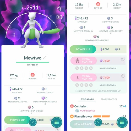 Pokemon shiny mewtwo - mewtwo, t