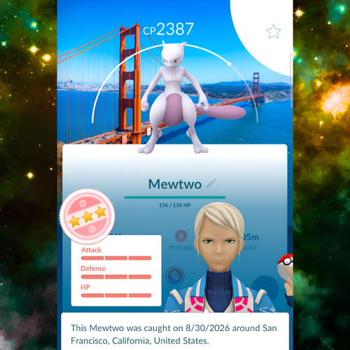 Pokémon mewtwo 100iv - pokémon,