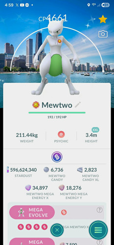 Shiny xxl mewtwo chicago - shiny,