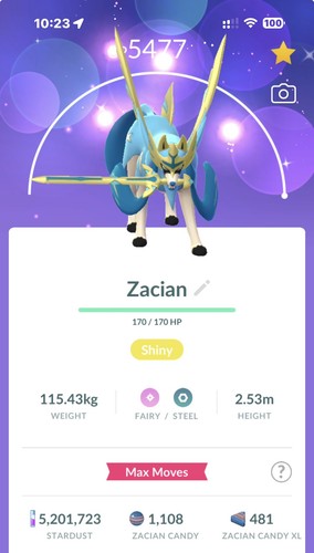 Pokemon shiny zacian - shiny,