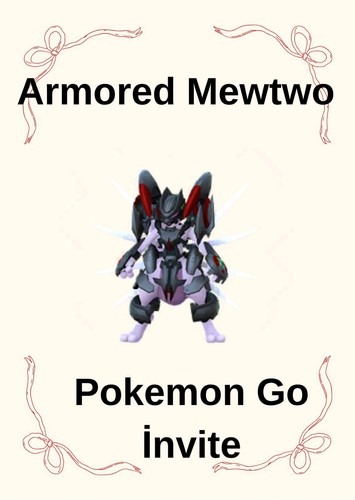 Armored mewtwo nvite - mewtwo, x5