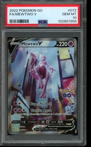 Psa gem mint pokemon mewtwo - psa,