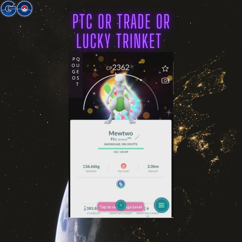 Pokémon shiny mewtwo - go,
