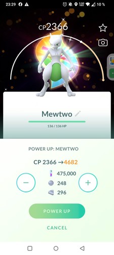 Shiny mewtwo l50 lucky - l50, +