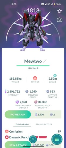 Pokemon armored mewtwo - go,