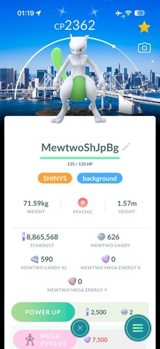 Mewtwo shiny tokyo sfondo - shiny, ✨
