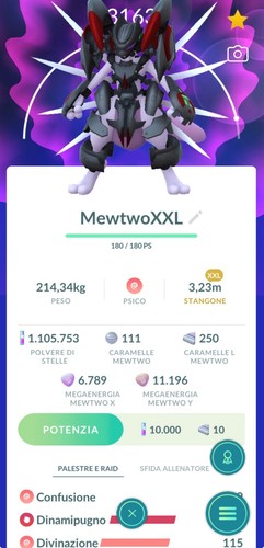 Pokémon armored mewtwo xxl - pokémon, go