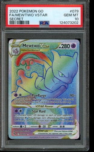 Psa gem mint pokemon - 10, mewtwo