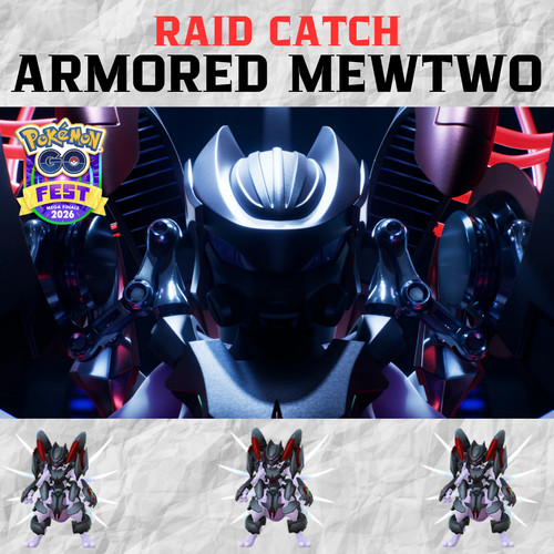 Corazzato mewtwo raid catch - mewtwo,