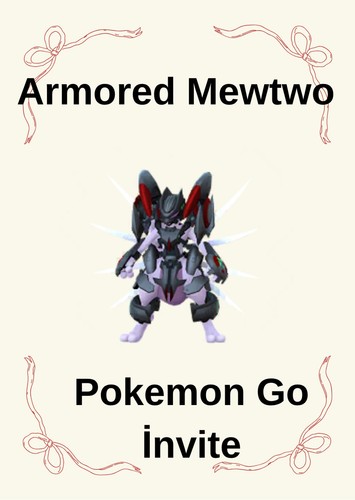 Corazzato mewtwo nvite - corazzato, x5