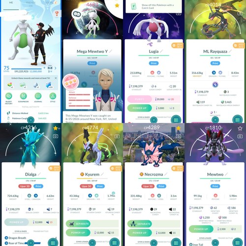 Poke lvl mega - go, 75/