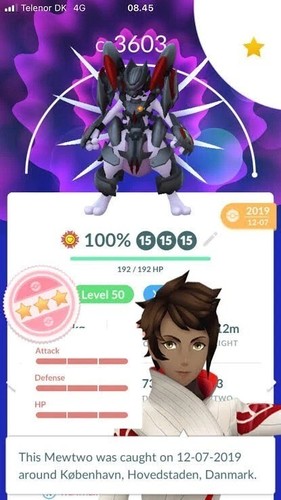 Mewtwo corazzato livello - corazzato,
