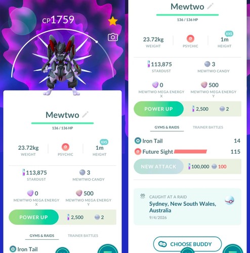Pokemón corazzato mewtwo - pokemón, xl