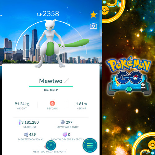 Shiny mewtwo chicago go - shiny,