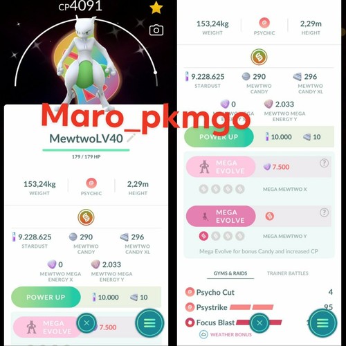 Pokemon shiny mewtwo lv40 - mewtwo,