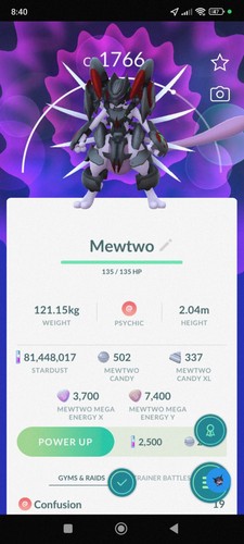 Pokemon corazzato mewtwo - mewtwo, xl