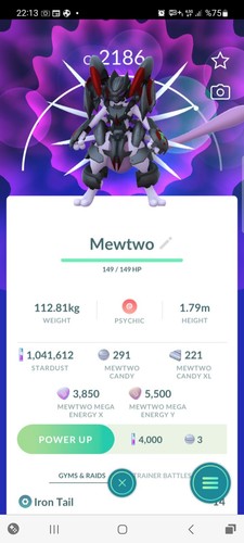 Pokémon mewtwo corazzato - go⚡mewtwo,