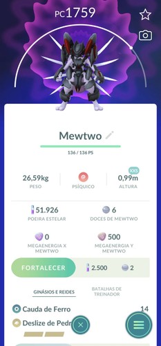Mewtwo corazzato xxs - corazzato,