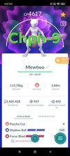 Pokemon Mewtwo LV50 3moves