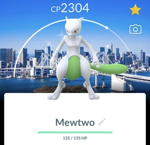 Pokemon shiny mewtwo - go, tokyo