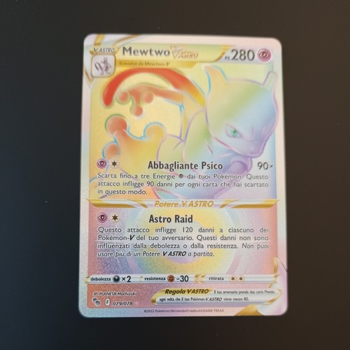 Carta pokémon mewtwo v - pokémon, go