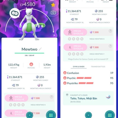 Pokémon shiny mewtwo - pokémon,