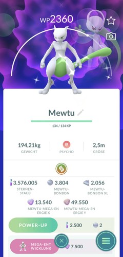 Shiny mewtwo pokémon - shiny,