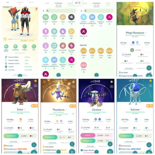 Pokémon acc lvl56 - lvl56, 80