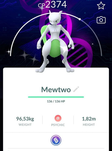 Shiny mewtwo con sfondo - shiny,