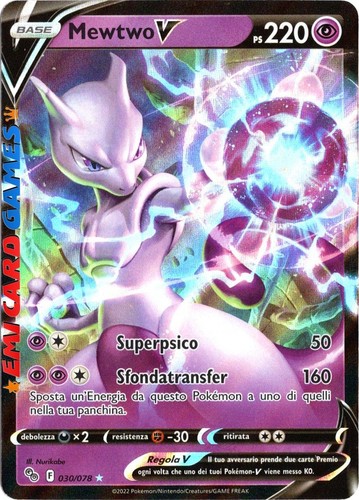 Mewtwo 030 078 ultra rara - mewtwo,