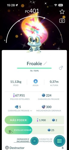 Cuenta pokemon froakie - pokemon,
