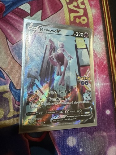 Pokemon mewtwo full art - v,