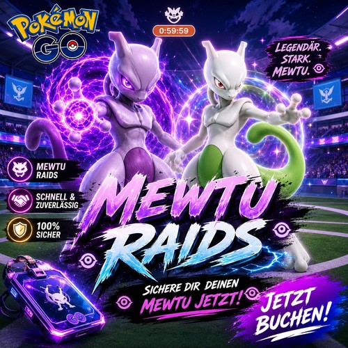Pokémon 20x mewto raids - 20x,