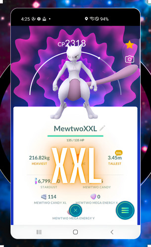 Mewtwo xxl contatore - xxl,