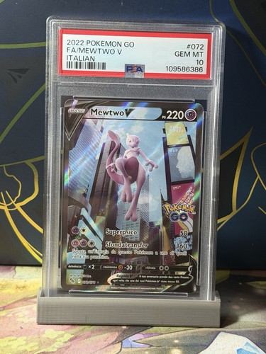 Mewtwo pokemon psa 10 - v,