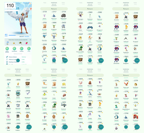 Pokémon acc lvl 56 - pokémon,